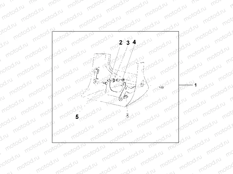 08F-72-01 LOWER COWL DURANGO RED METALLIC