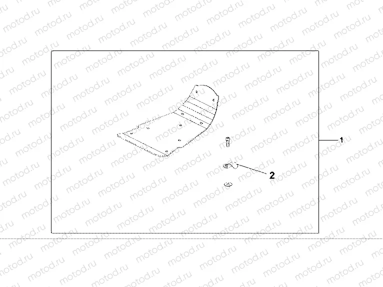08F-72-01 SKID PLATE