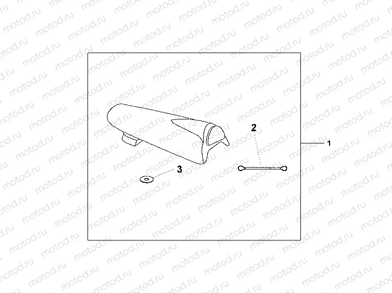 08F-74-01 BLACK SEAT COWL