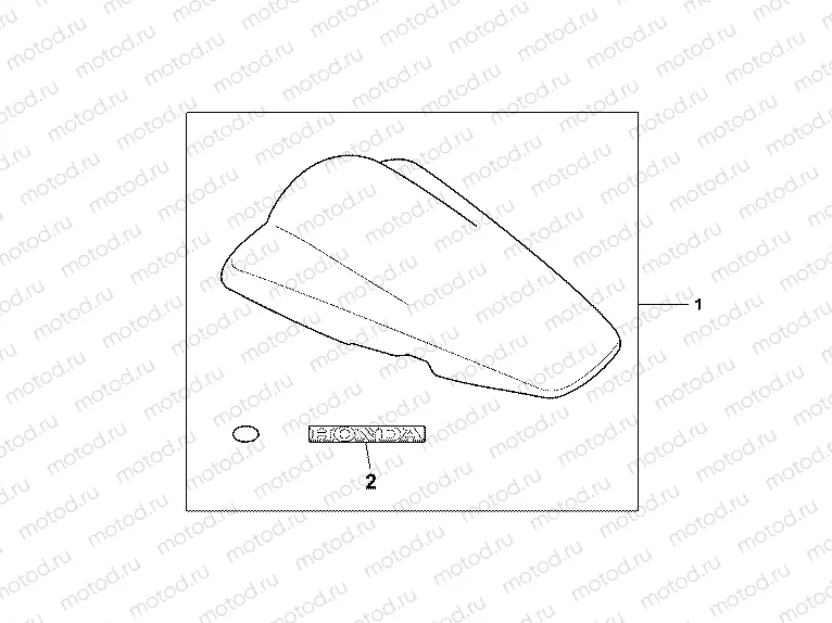 08F-74-01 REAR SEAT COWL