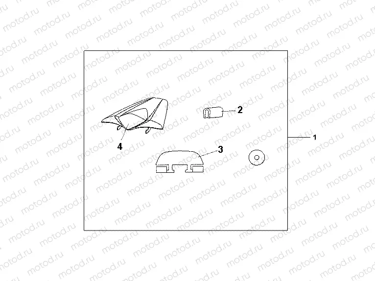 08F-74-01 SEAT COWL * NHA16P *