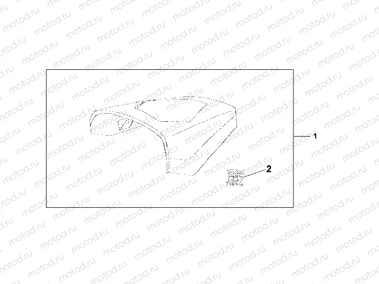 08F-74-02 REAR SEAT COWL REPSOL YR-241