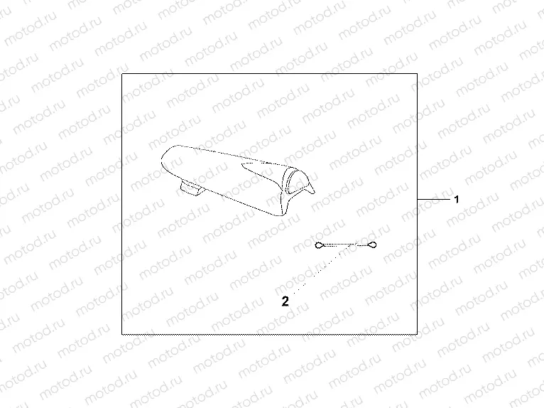 08F-74-06 SEAT COWL CANDY TAHITIAN BLUE METALLIC