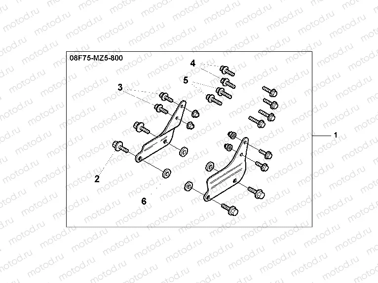 08F-75-01 BACKREST STAY