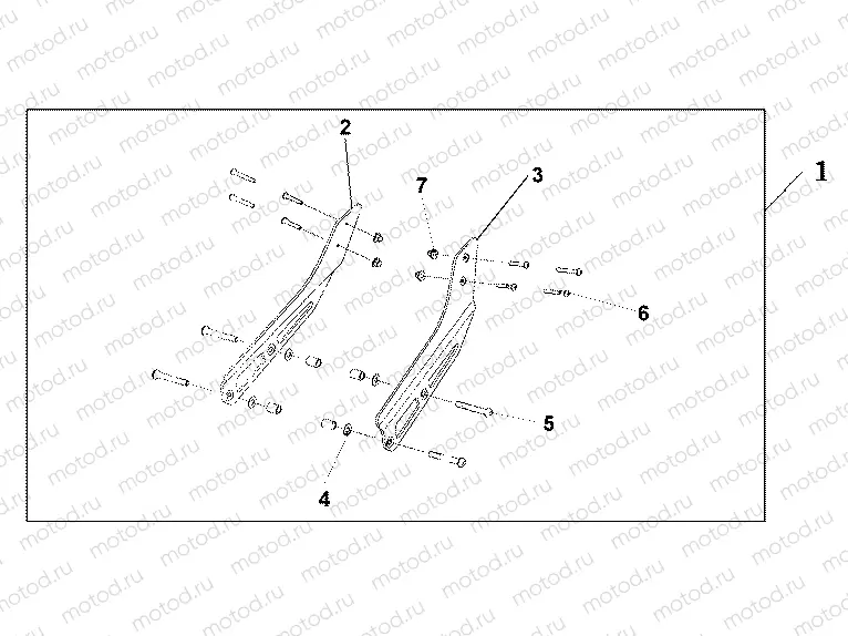 08F-75-01 DLX BR / RR CARR STAY