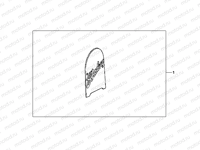 08F-75-02 BACK PLATE