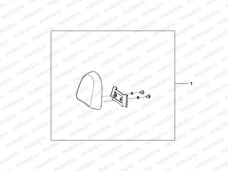 08F-75-02 BACKREST PAD