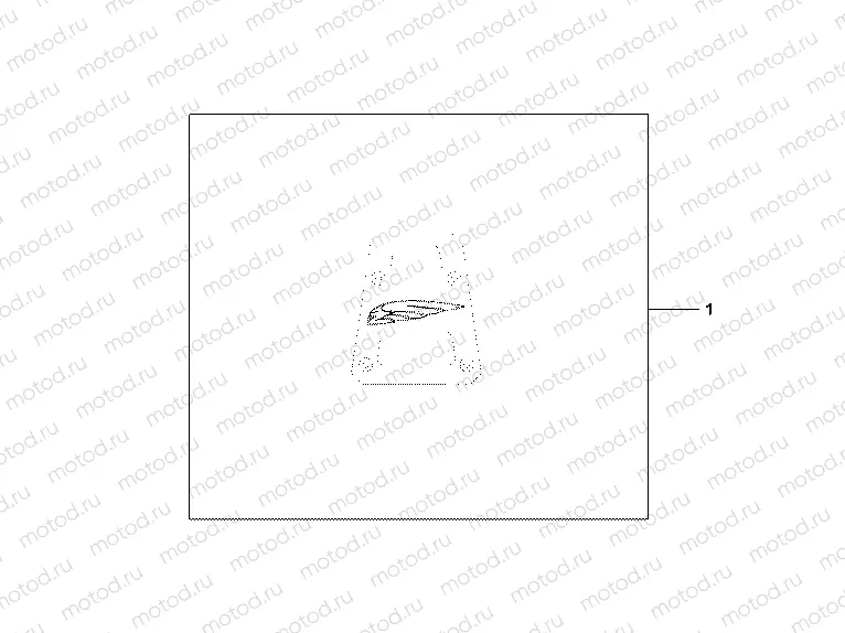 08F-75-02 BACKREST PLATE WITH EMBLEM