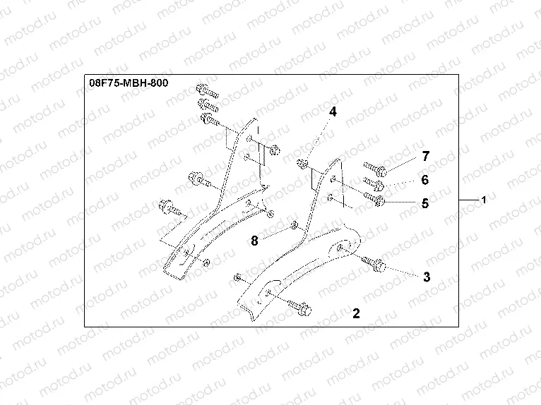08F-75-02 BACKREST STAY