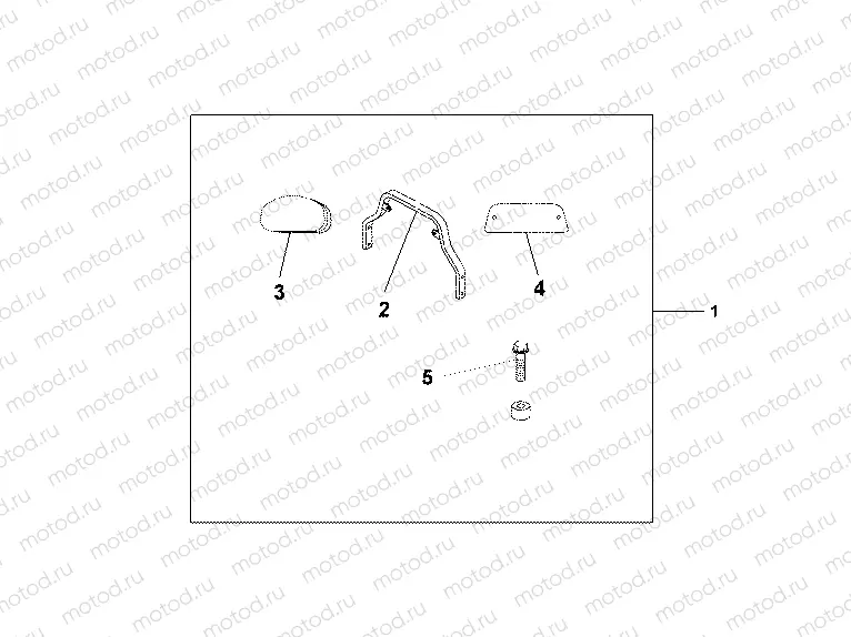 08F-75-03 BACK REST LOW