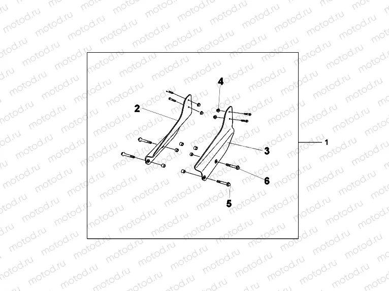 08F-75-04 BKRST MNT BKT