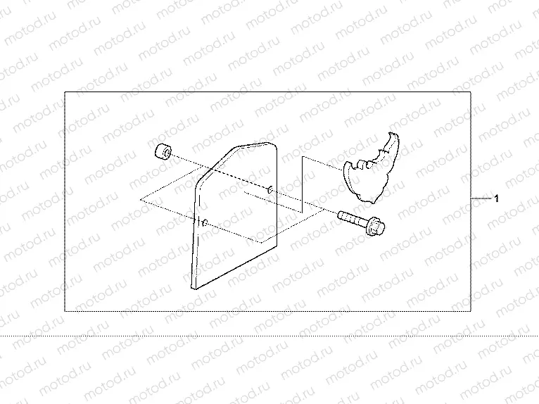 08F-75-05 BACKREST PLATE