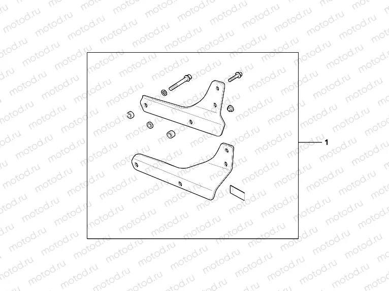 08F-75-06 BL BKRST MNT BRKT