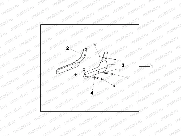 08F-75-10 CH BKRST MNT BRKT