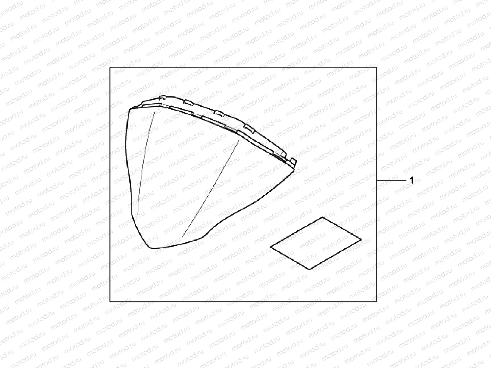 08F-79-01 KIT, METER VISOR
