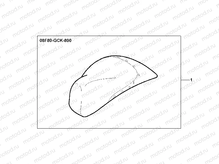 08F-80-01 SEAT COVER