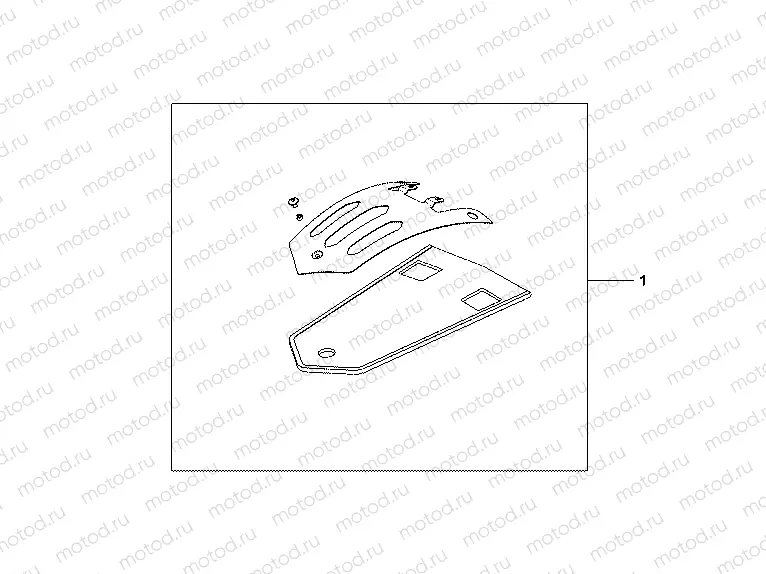 08F-82-01 CHROME REAR FENDER PANEL