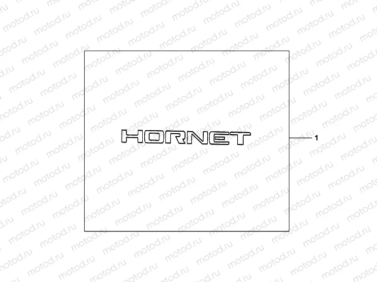 08F-84-02 3D LOGO KIT HORNET