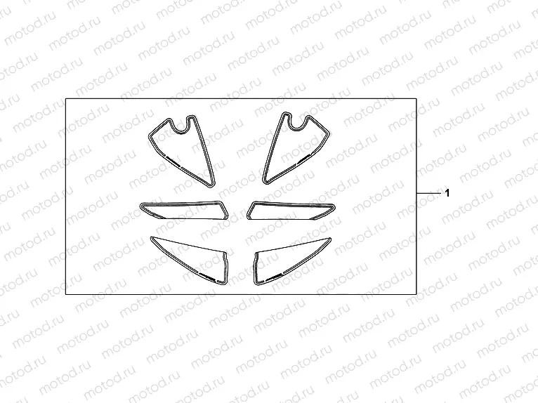 08F-84-04 KIT, RACING STICKER