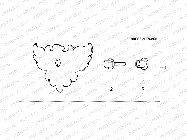 08F-85-01 AIR / C COVER EMBLE