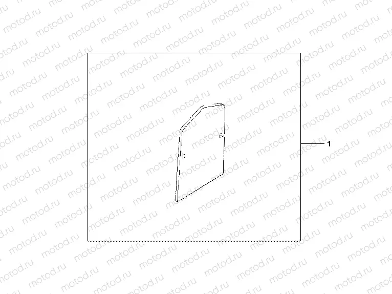 08F-85-01 BACKREST TRIM