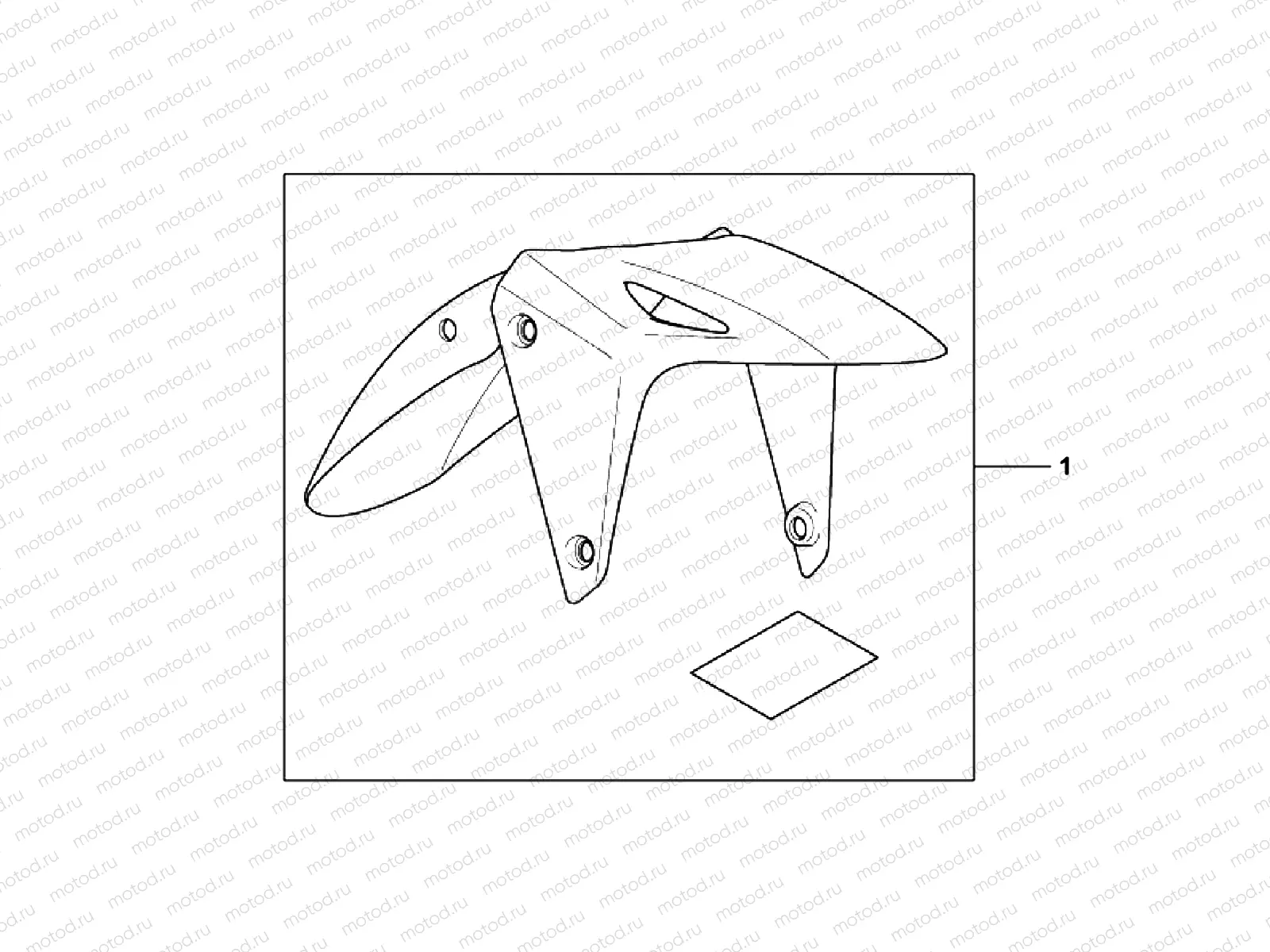 08F-85-01 KIT, FR FENDER