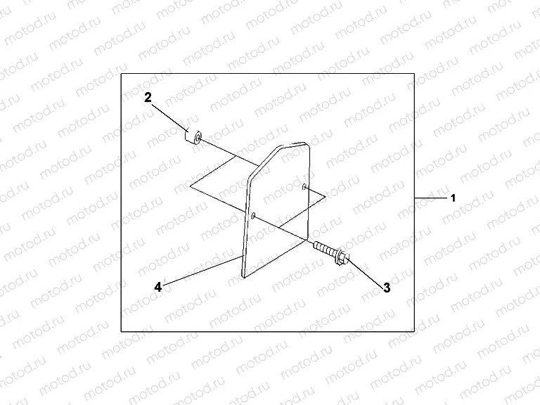 08F-85-03 BACKREST PLATE