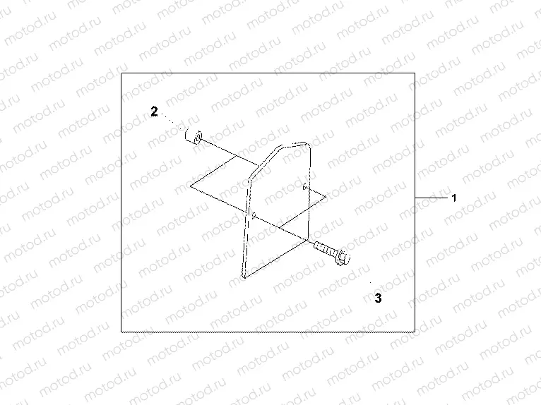 08F-85-03 BACKREST TRIM