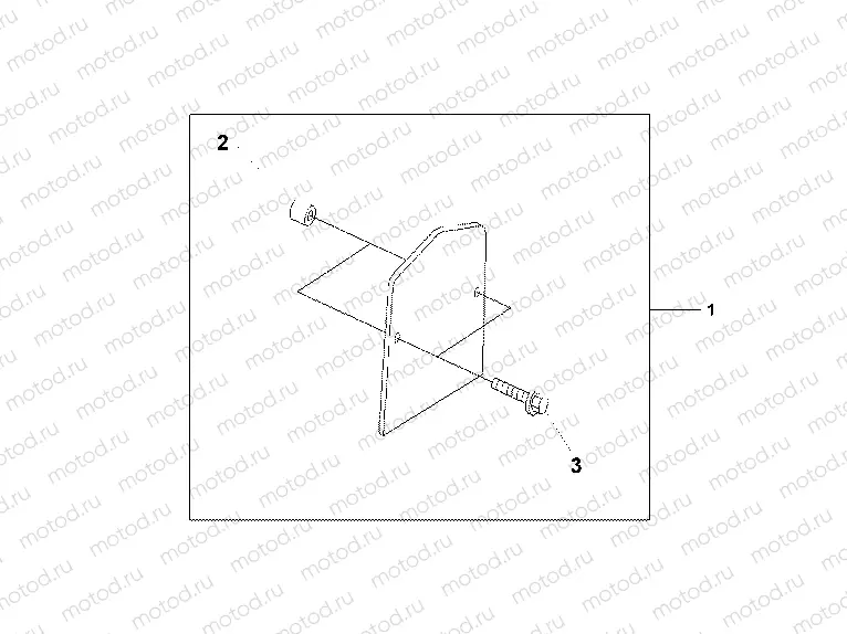 08F-85-03 BACKREST TRIM