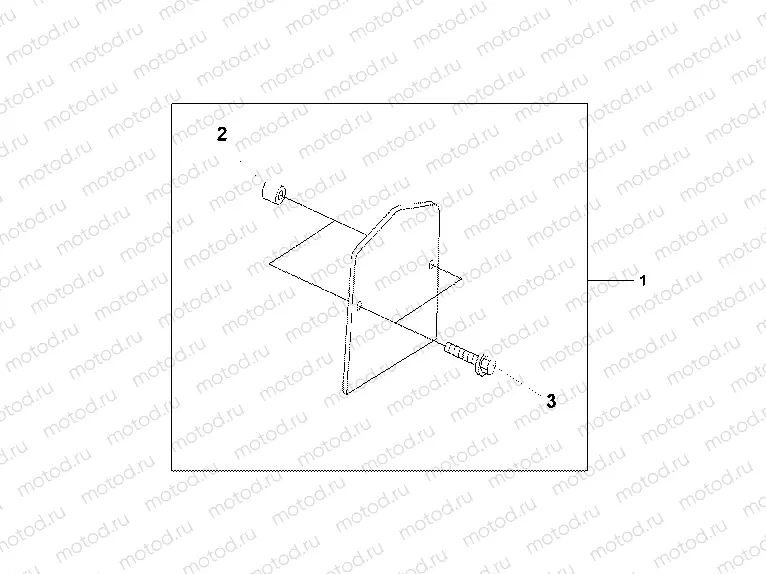 08F-85-03 BACKREST TRIM