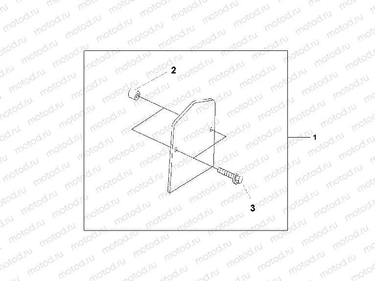 08F-85-03 BACKREST TRIM