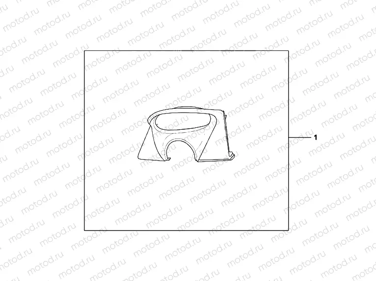 08F-86-02 KIT METER PANEL COVER
