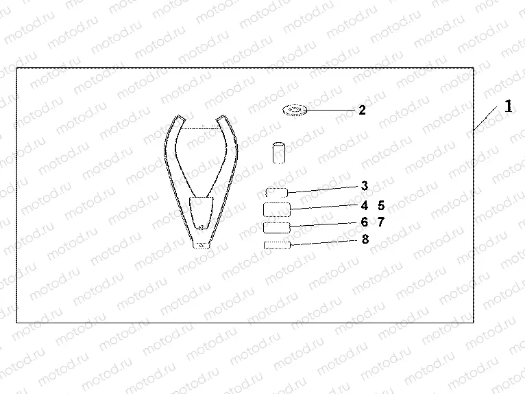 08F-86-02 LEATHER TANK BELT