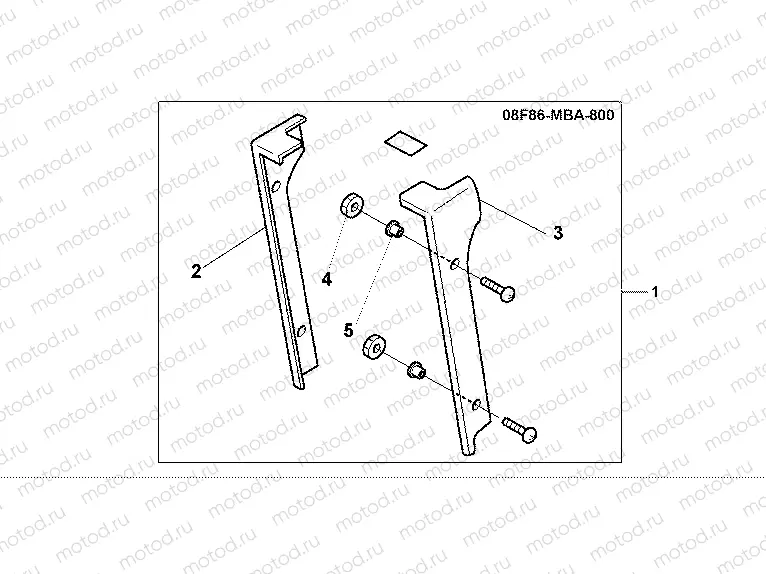08F-86-02 RADIATOR COVER