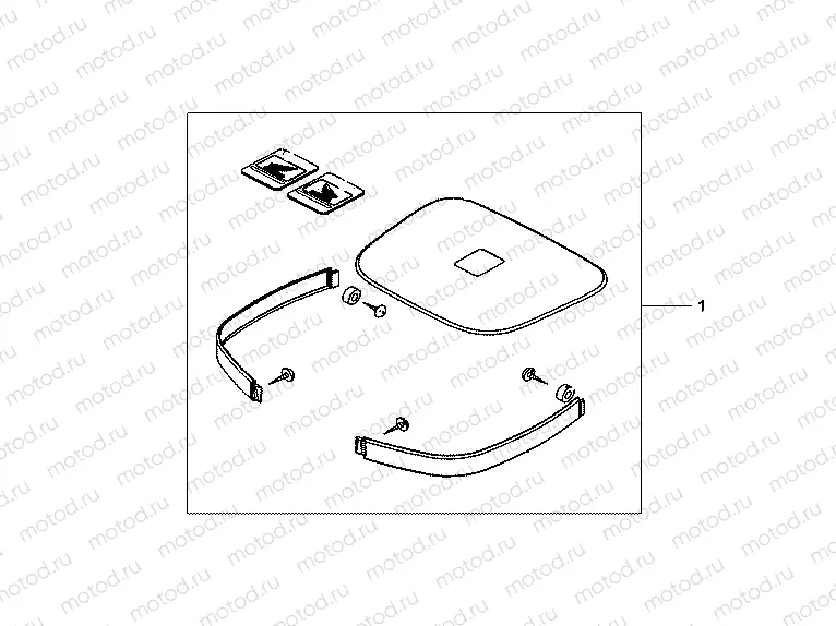 08F-86-04 TOP BOX PANEL KIT