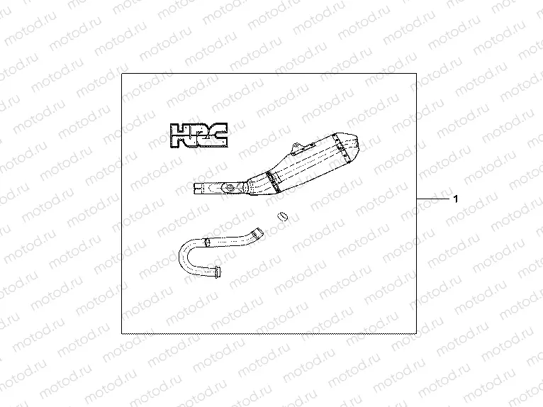08F-88-01 TITANIUM / CARBON FULL EXHAUST SYSTEM