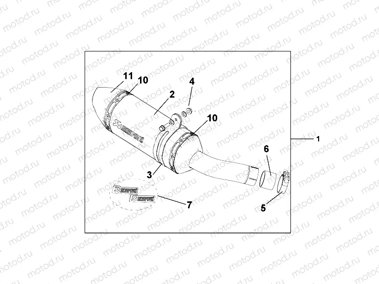 08F-88-01 TITANIUM SLIPON