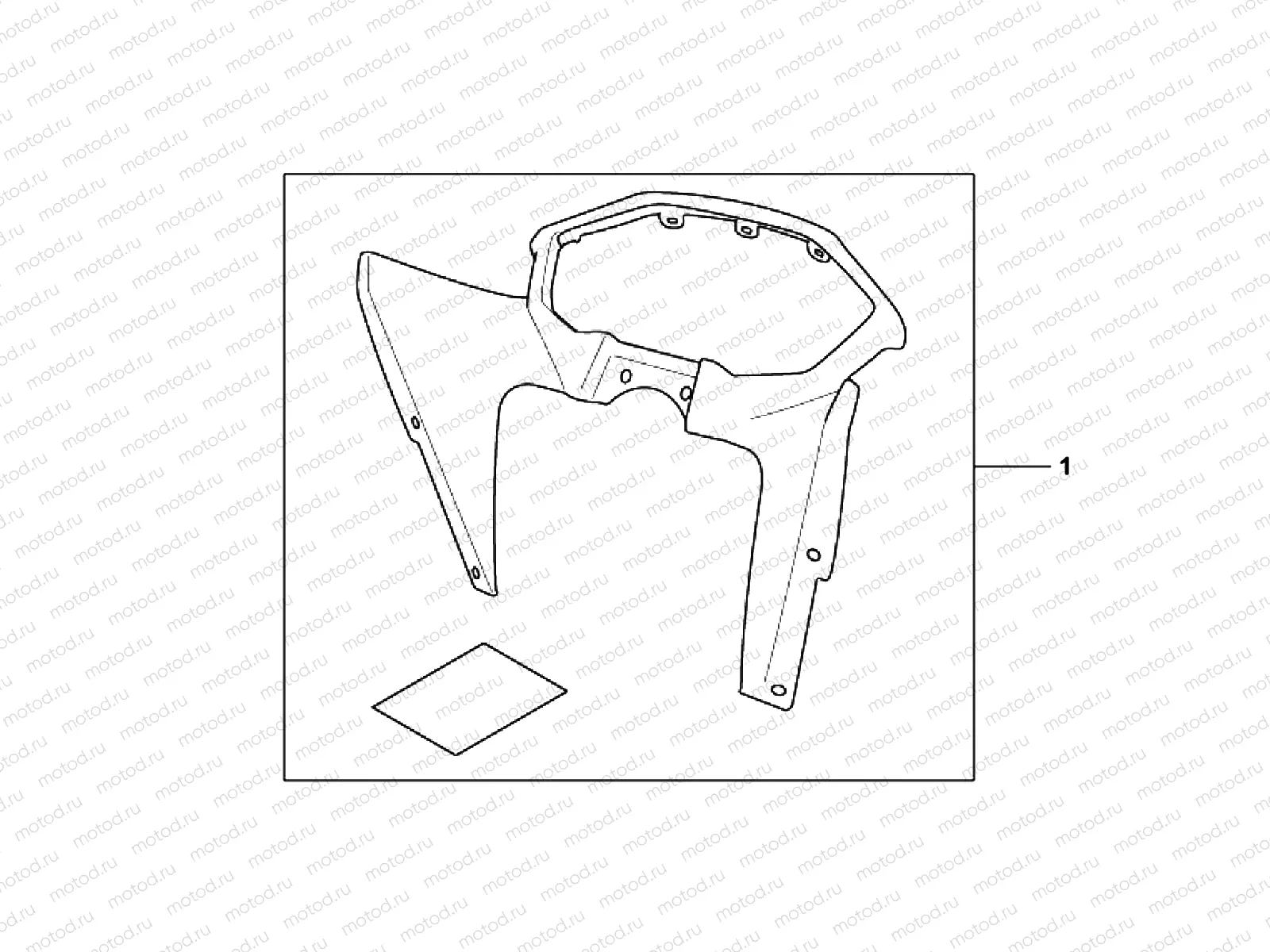 08F-91-01 KIT, METER COVER
