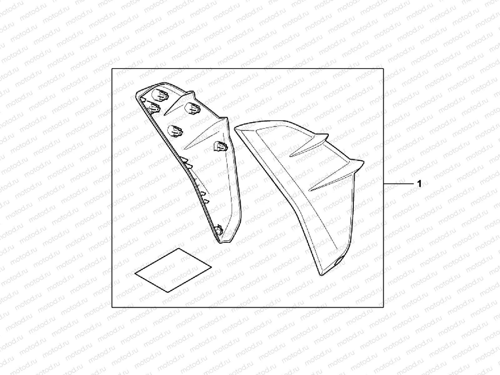 08F-93-01 KIT, RADIATOR SHRO