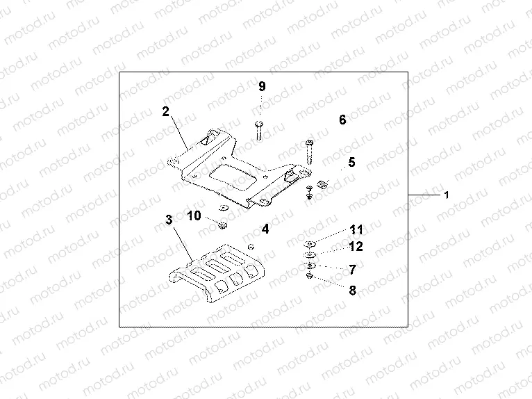 08L-13-01 CARRIER BRACKET