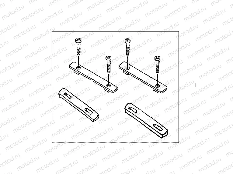 08L-13-01 RR TRUNK STAY SET