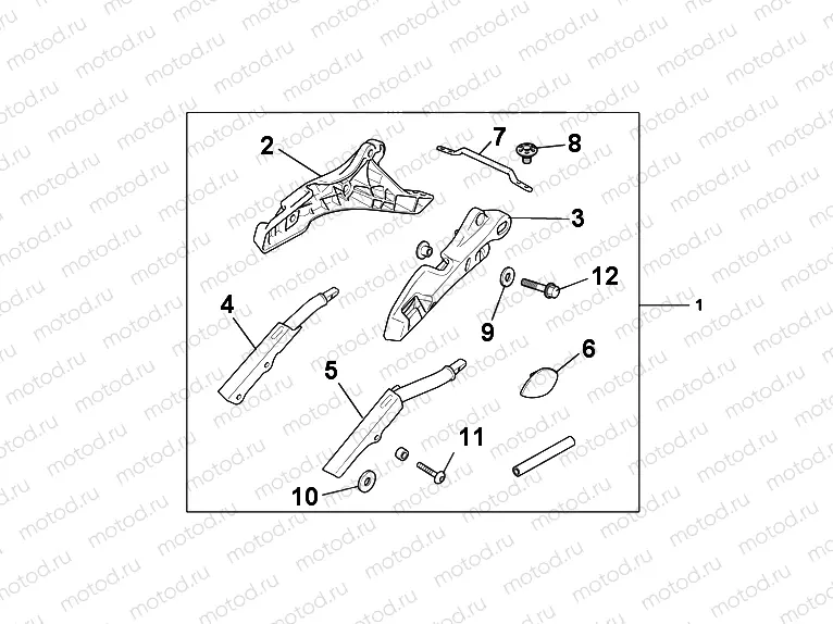 08L-41-01 PANNIER STAY SET