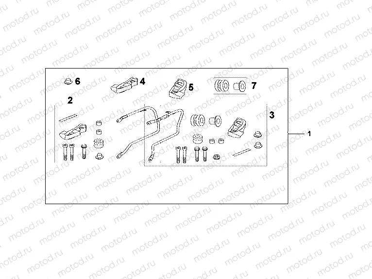 08L-41-02 PANNIER STAY SET