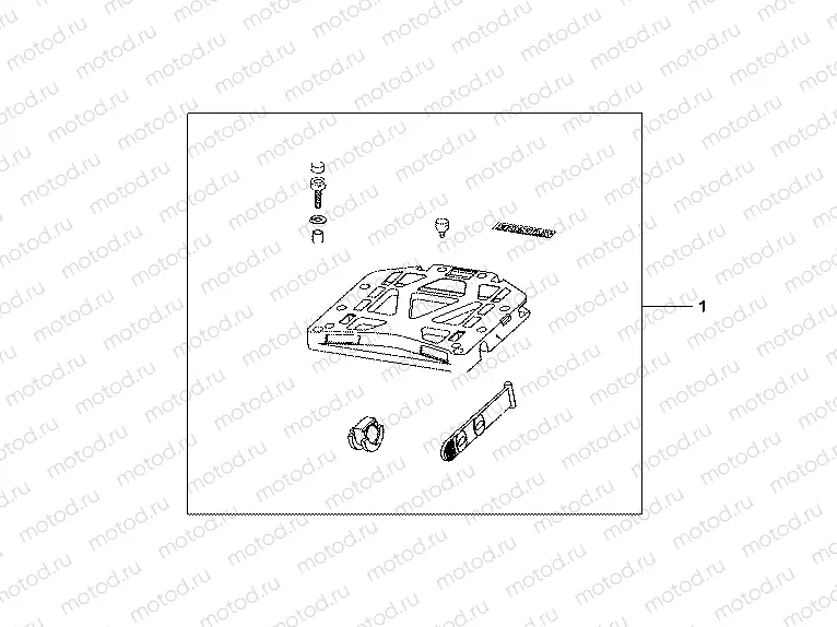 08L-42-01 REAR BASE CARRIER