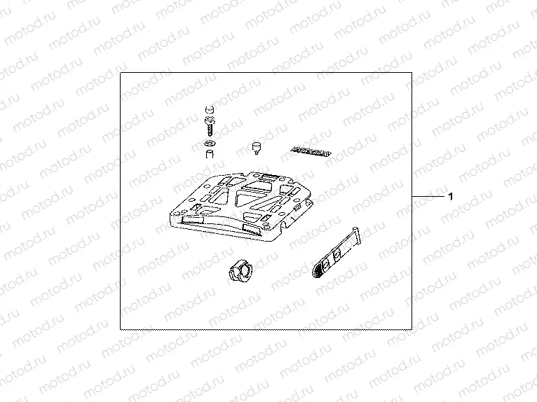 08L-42-01 REAR BASE CARRIER
