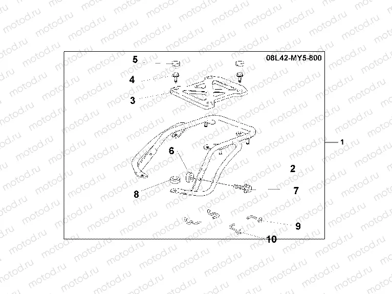 08L-42-01 REAR CARRIER
