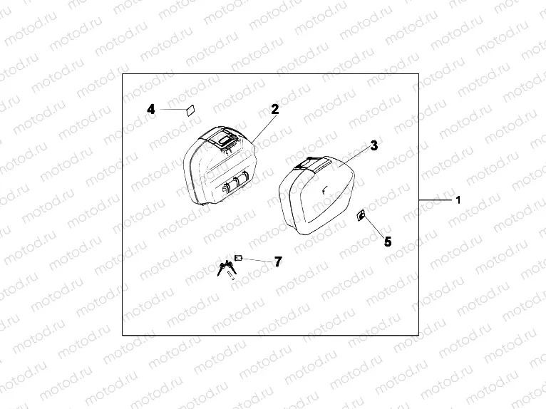 08L-51-01 PANNIER SET
