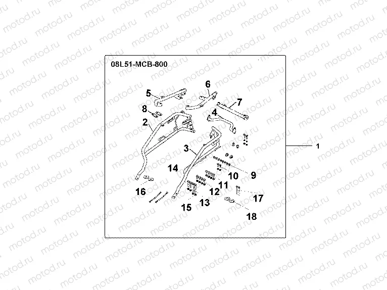 08L-51-01 SADDLE BAG STAY