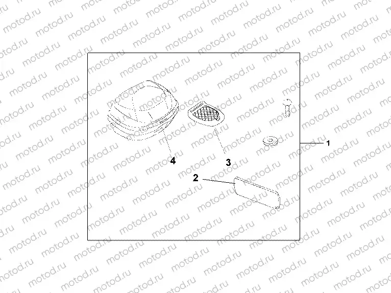 08L-51-01 TOP BOX 35L PEARL BREEZY BLUE