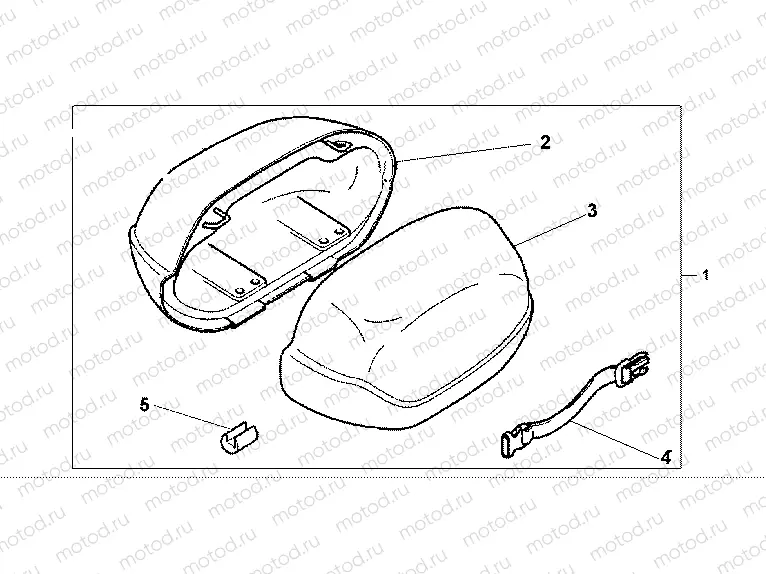 08L-51-02 BIG SADDLE BAG LID